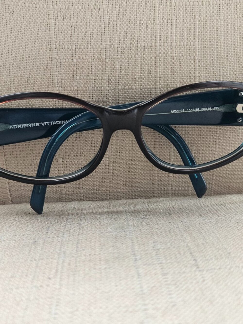 Adrienne Vittadini Women Eyeglasses AV5039S 56[]16 135 Glasses Blue Frame